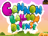 Play Cannon balloon defense