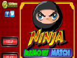 Play Ninja memory match