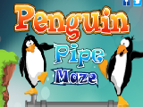 Play Penguin pipe maze