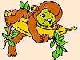 Play Monkey and banana coloring