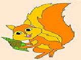 Play Sweet squirrel coloring
