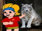 Play Asha's adventures saving the white tiger