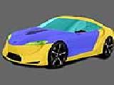 Spielen White super car coloring