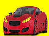 Play Red road car coloring