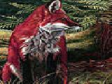 Play Red foxes in the wild woods puzzle