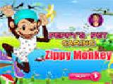 Play Peppys pet caring - zippy monkey