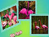 Play Pink flamingos in zoo puzzle