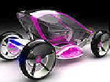 Play Pink futuristic car puzzle