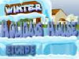 Play Winter holidays house escape