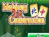 Play Mahjong 3d construction