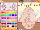Play Color girls easter eggs painting
