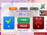 Play Barbie maths test