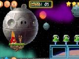 Play Angry birds space alien war