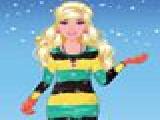 Play Barbie winter fashion dressup