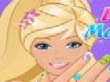 Play Barbie like monster nails