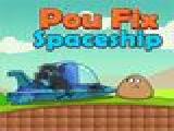 Play Pou fix spaceship