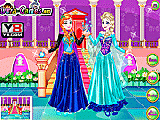 Play Elsa with anna dress up