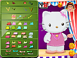 Play Zoe with hello kitty dressup