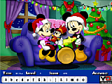 Play Mickey christmas hidden letters