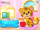 Play Baby tiger vet care