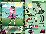 Play Army girl dressup