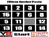 Spielen Fifteen number puzzle
