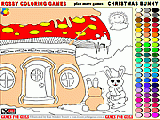 Play Christmas bunny 2 - rossy coloring games