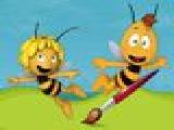 Play Maya the bee coloring