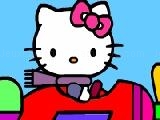 Play Hello kitty coloring