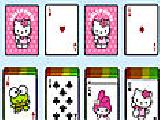 Play Hello kitty solitaire