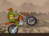 Play Ninja turtle bike stunts