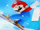 Play Mario ice skating fun
