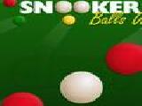 Play Snooker balls up