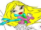 Play Bratz cloe coloring 4