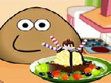 Play Pou ice cream decoration