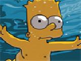 Play Bart simpson nirvana puzzle