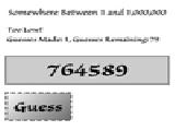 Play Somewhere between 1 and 1,000,000