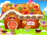 Play Christmas Gingerbread House Decoration