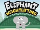 Play Elephant weight lifting