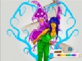 Jugar a Dark fairy coloring