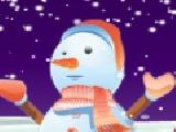 Play Cute snowman dress up