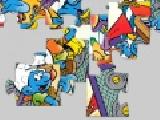 Play Smurfs jigsaw