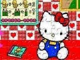 Play Hello kitty jigsaw puzzle 49 pieces