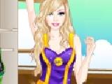 Play Cute cheerleader dressup