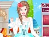 Play Barbie rococo princess dress up