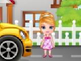 Play Baby barbie learns gardening