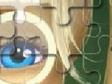 Play Blue-eyed barboskina rose puzzle