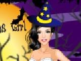 Play Halloween pumpkins girl