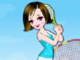 Play Tennis babe dressup