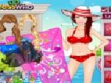 Play Barbie at the beach dress up